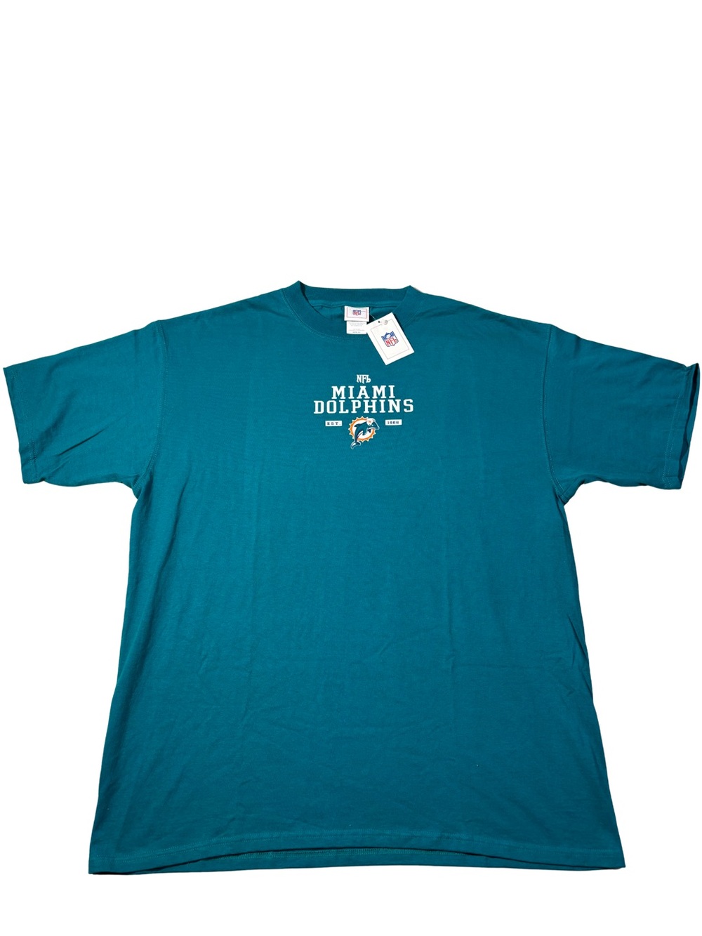 2004 Vintage Deadstock NFL Miami Dolphins Graphic T Shirt Size XL NWT
